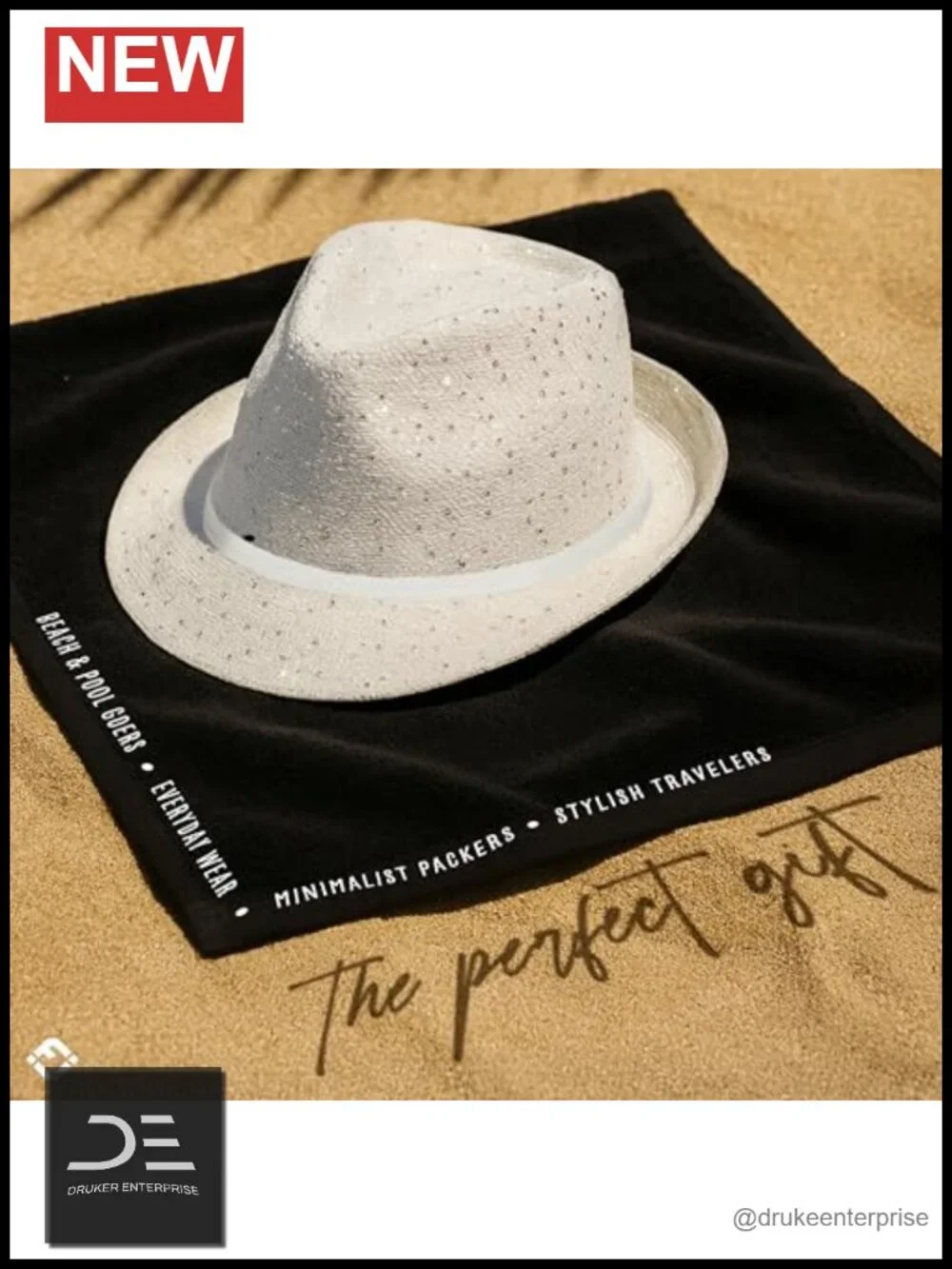 UPF 50+ Straw Fedora Hat, Short Brim Packable Sun Hat for Women